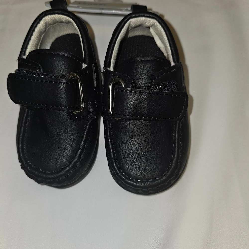 Classic Black Baby Walker Shoes